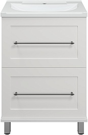 Misty Мебель для ванной Марта 60 белая глянцевая – фотография-3